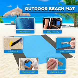 Waterproof beach online mat